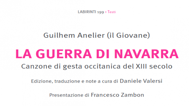 La Guerra di Navarra: canzone di gesta occitanica del XIII secolo